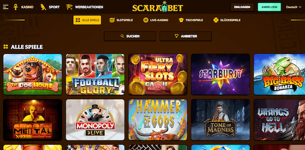 xscarabet casino zonder cruks