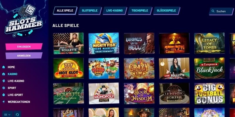 Slots Hammer buitenland casino