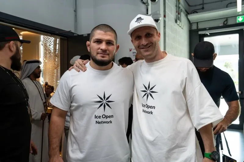 ICE Founder Alexandru Iulian Florea with MMA fighter Khabib Nurmagomedov