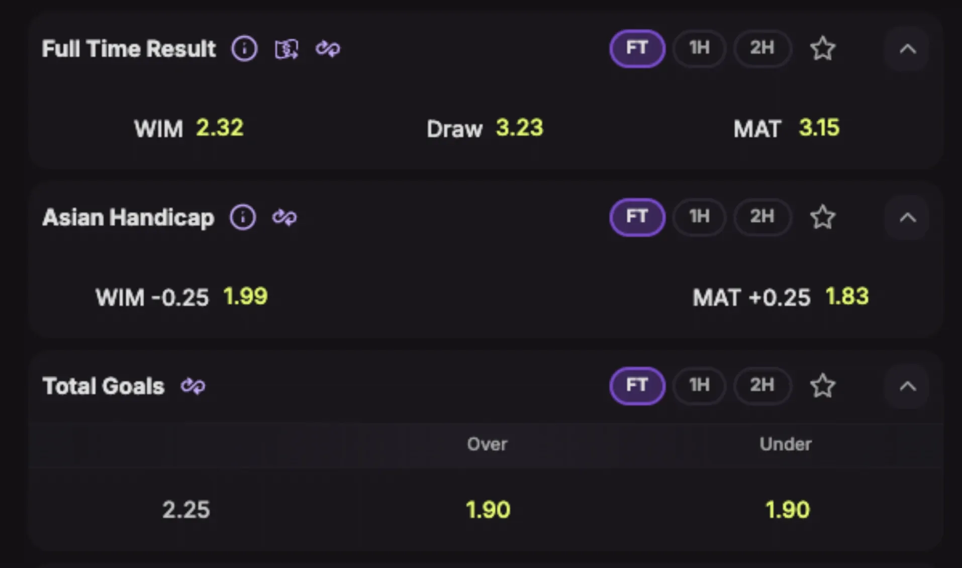 Cloudbet's bet-builder