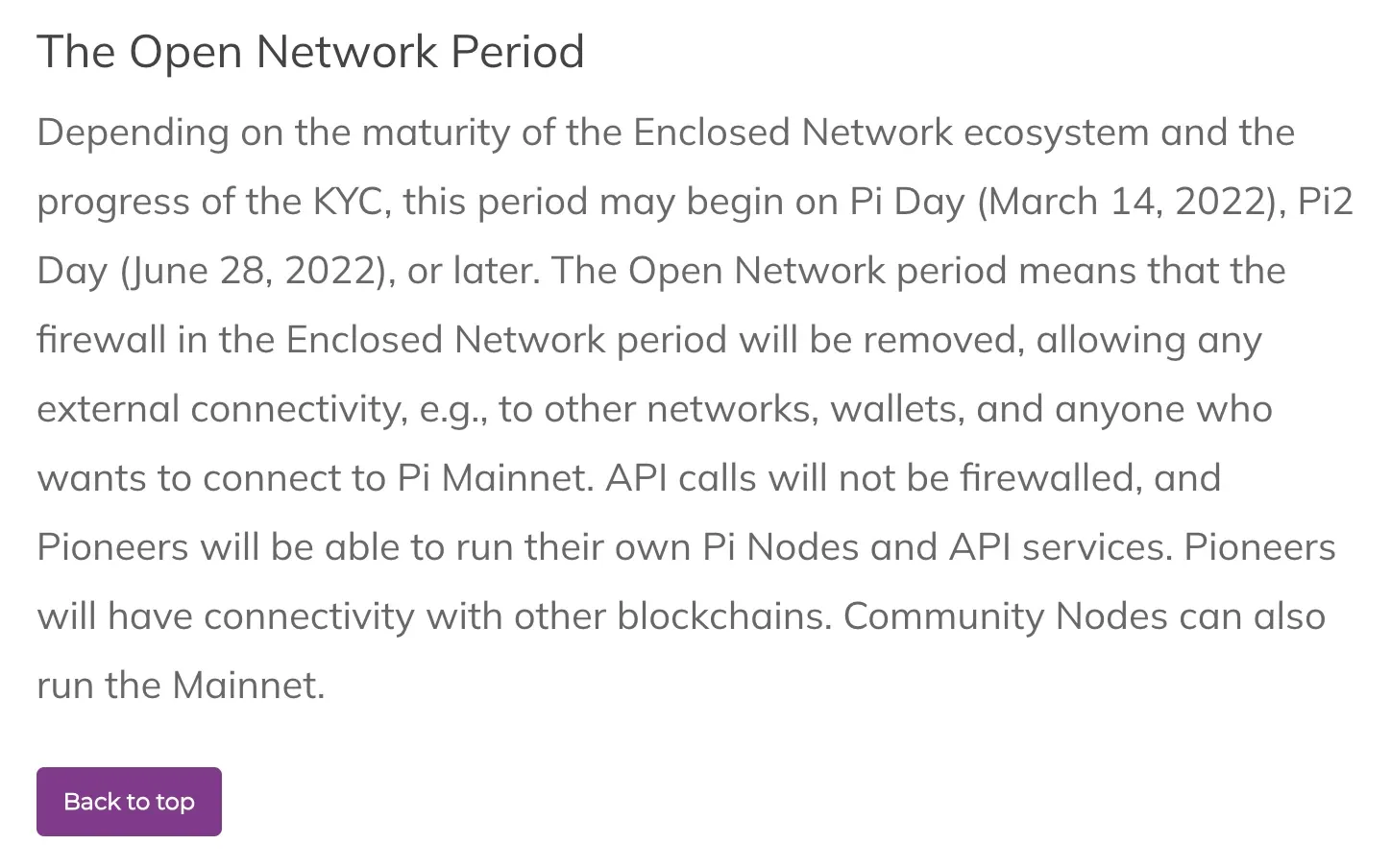 In December 2021, Pi teases 2022 for its Open Network launch