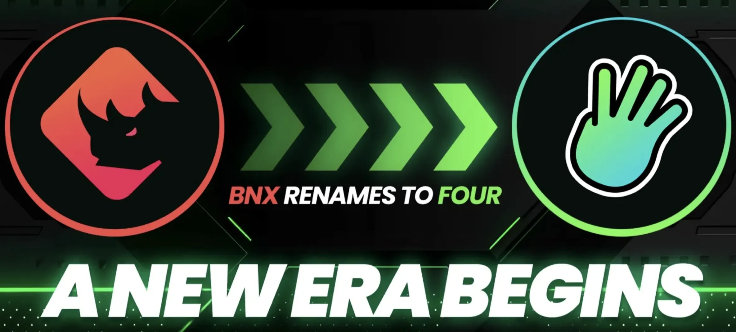 BinaryX rebrands to Four in collaboration with Four.meme