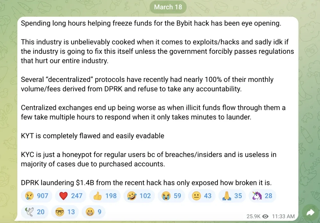 ZachXBT's crypto security concerns