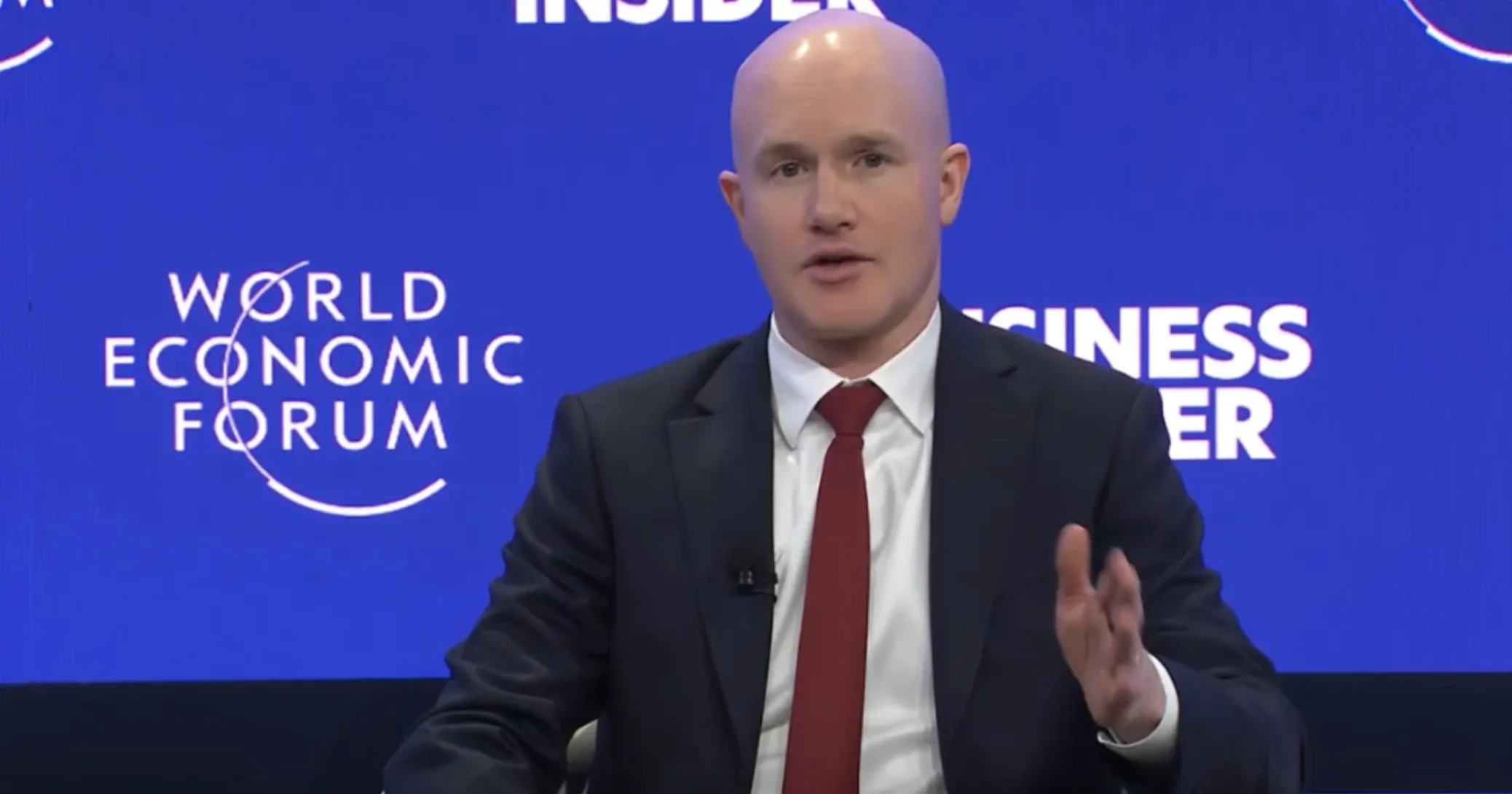 Brian Armstrong at the WEF