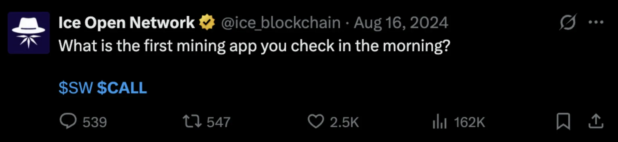 Ice Open Network teases $CALL token