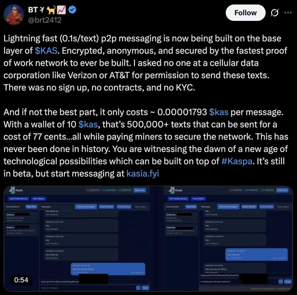Kasia's low-cost system
