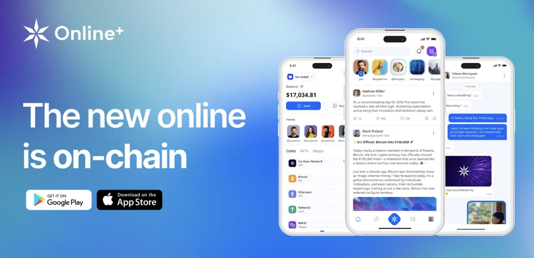 Ice Network's Online+ app