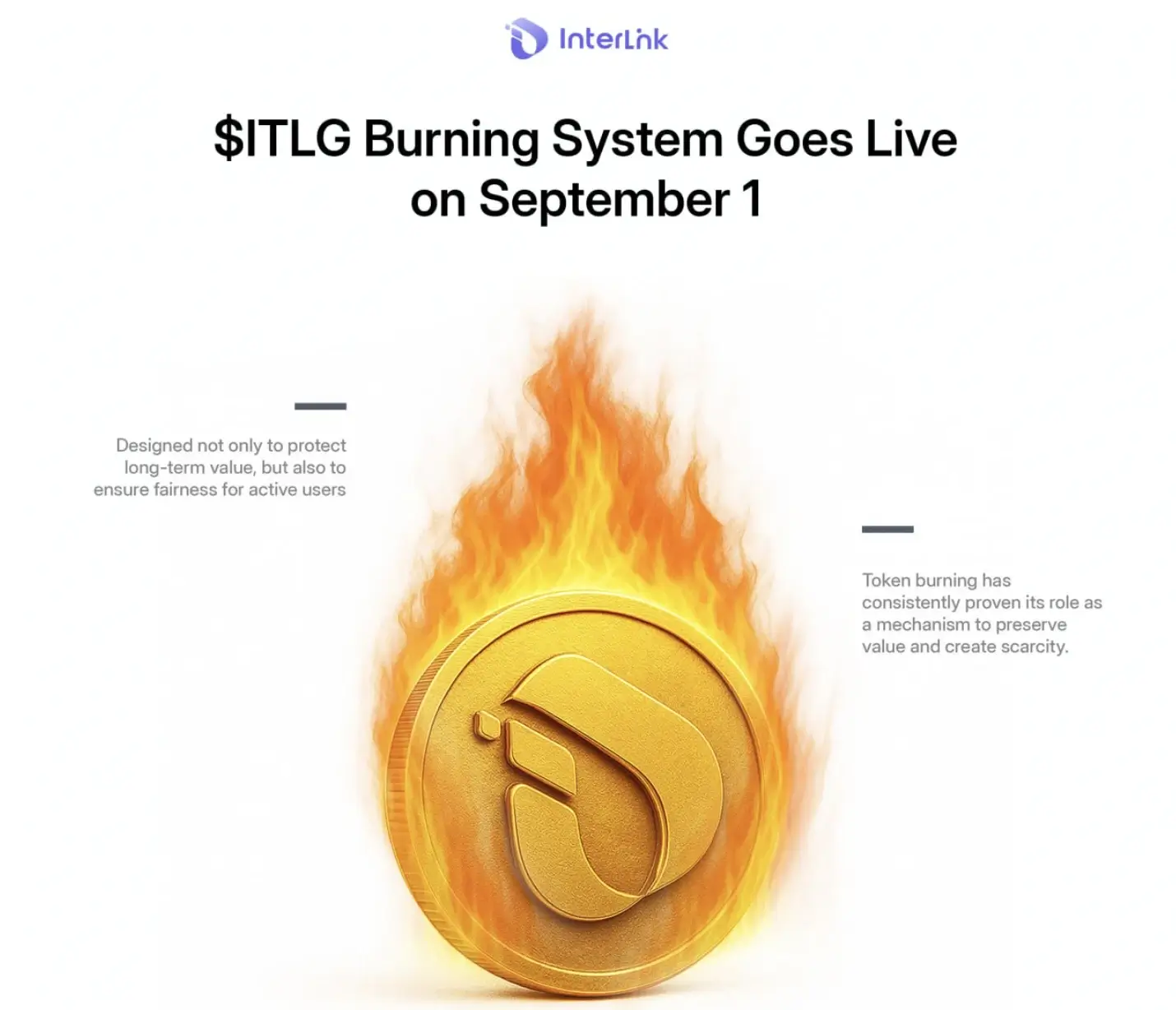 Interlink announces its $ITLG burning system