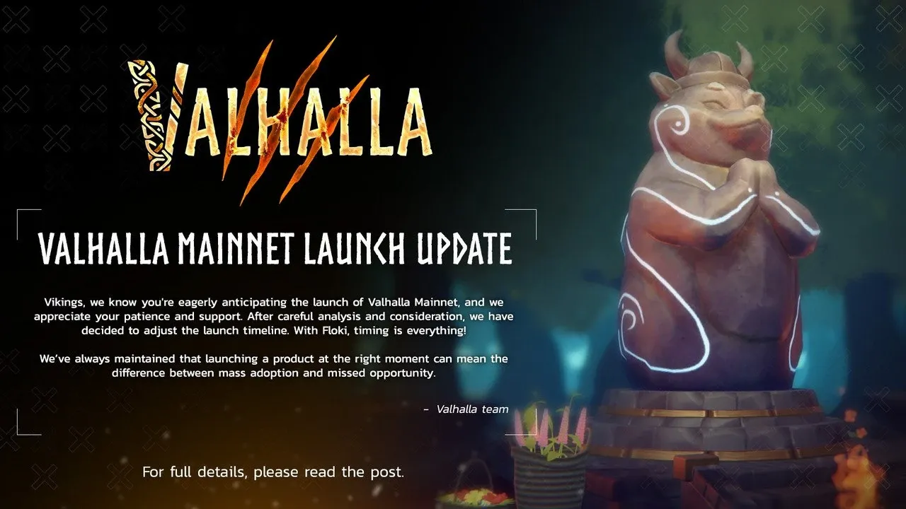 An update on the launch of Floki's Valhalla