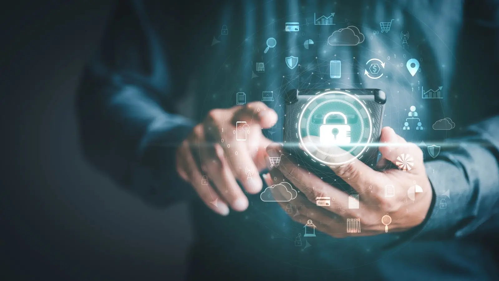 businessmen uses smartphone for 2fa two factor authentication