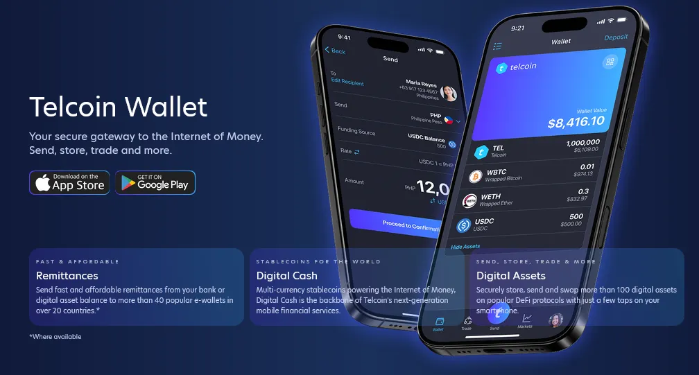 Telcoin wallet $TEL screenshot