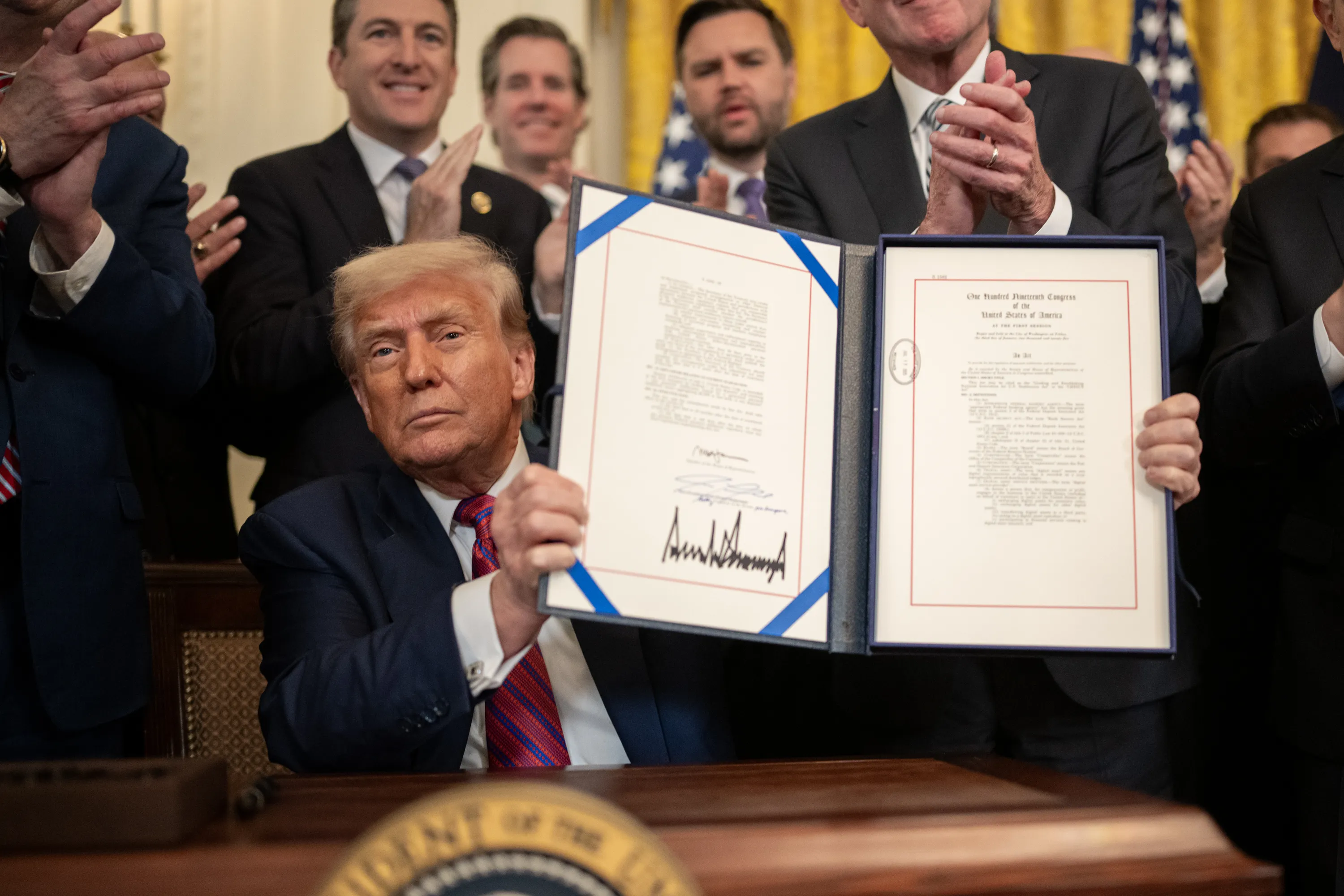 President Trump signed GENIUS act
