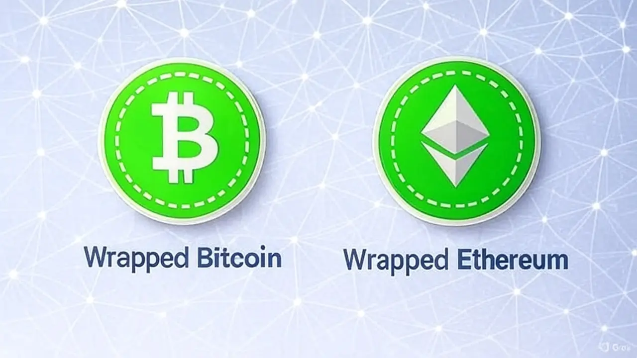 wBTC and wETH wrapped tokens