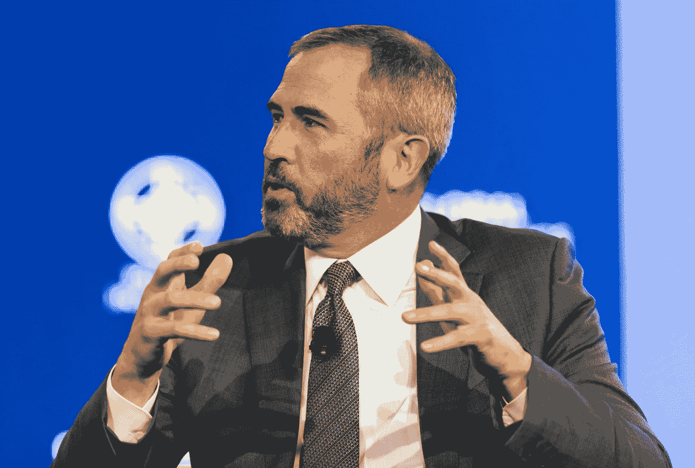 Ripple CEO Brad Garlinghouse in a conference