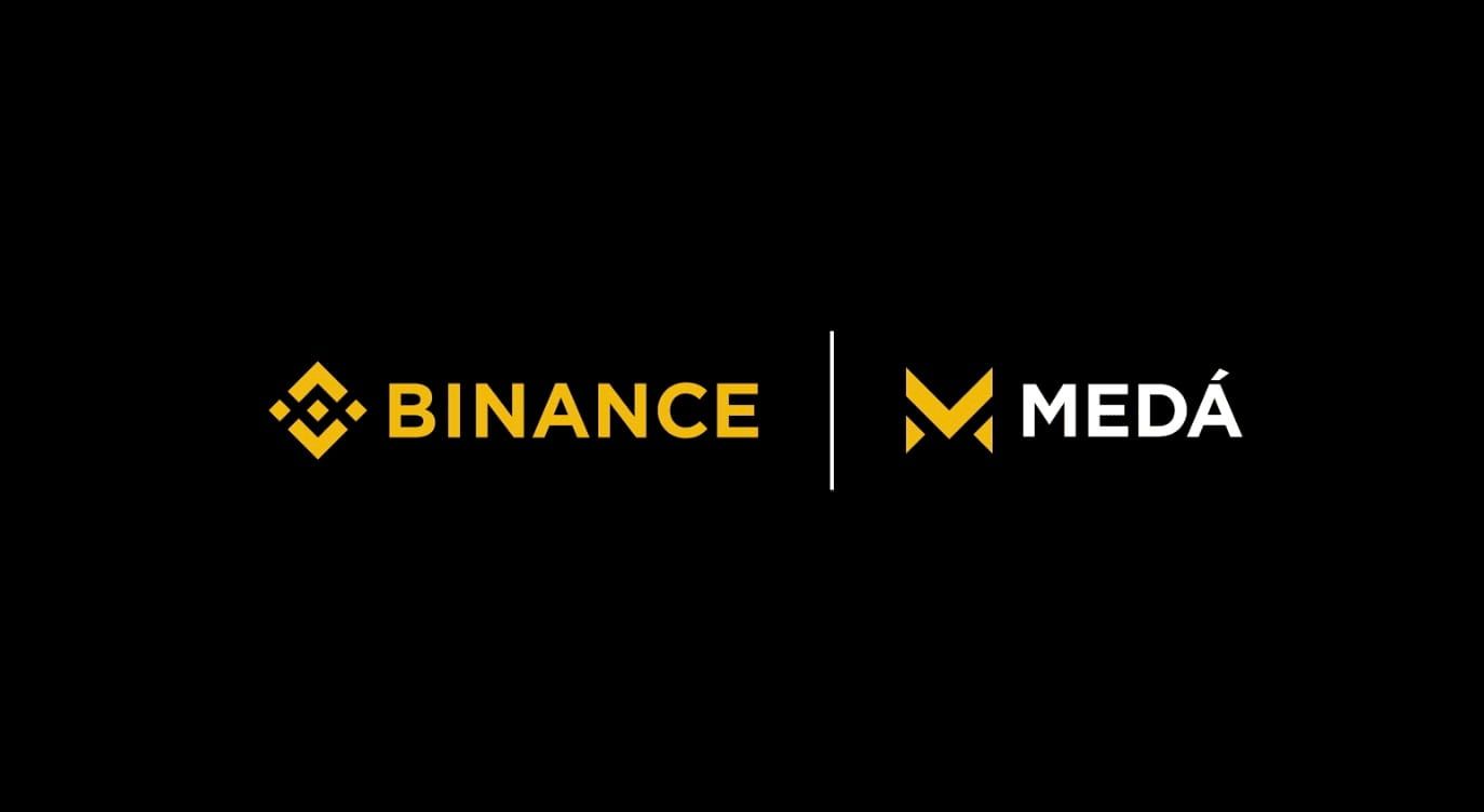 Binance-Medá partnership banner